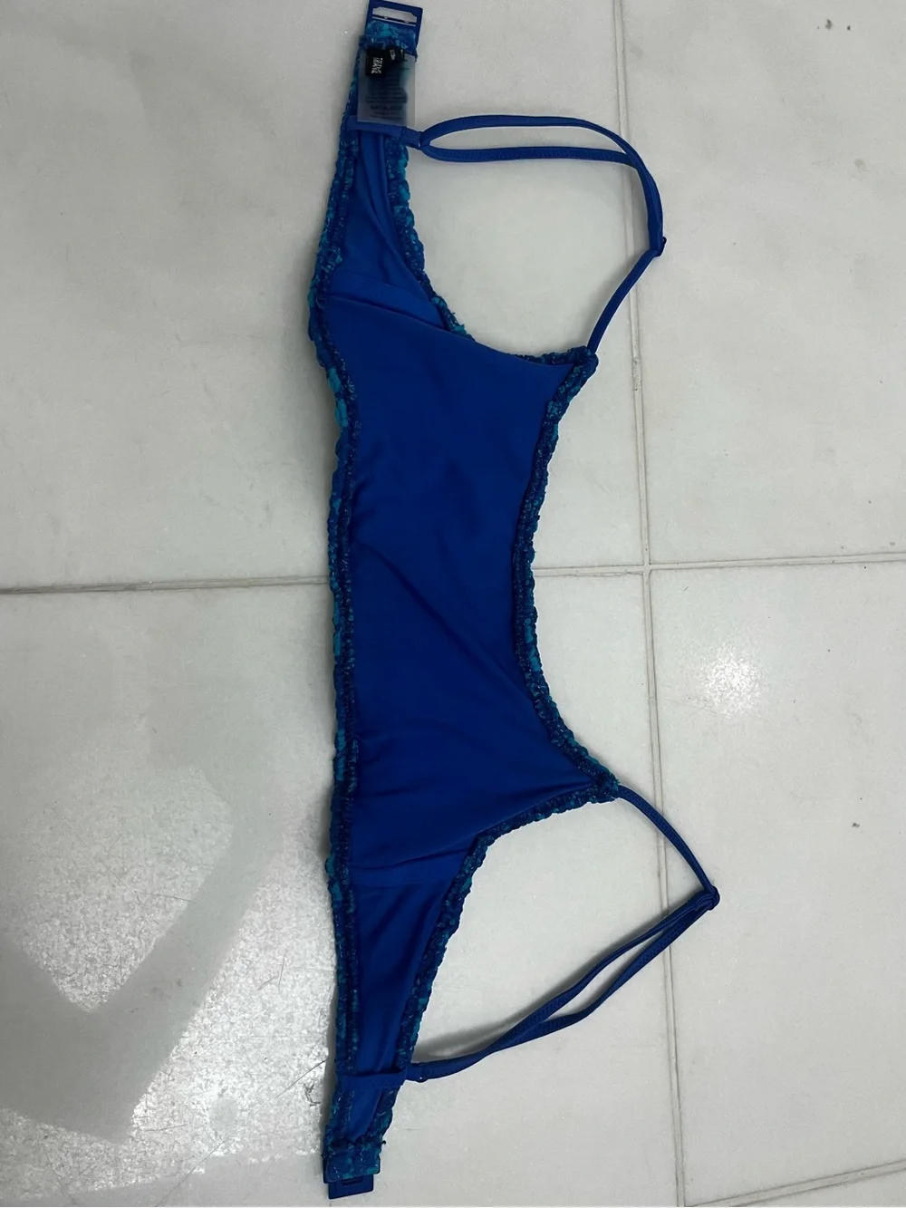 triangl swimwear Blue Crochet Bikini Set - Picture 10 of 11